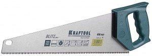 Ножовка KRAFTOOL "EXPERT" "BLITZ" закал прямой зуб S-RL, 7/8 TPI, 450мм от компании "LaROCHE Construction Services" строительная компания - фото 1