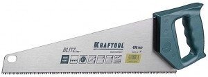 Ножовка KRAFTOOL "EXPERT" "BLITZ" закал прямой зуб S-RL, 7/8 TPI, 500мм от компании "LaROCHE Construction Services" строительная компания - фото 1