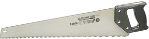 Ножовка STAYER "ТАЙГА" по дереву, пластиковая ручка, прямой крупный зуб, 5 TPI (5мм), 400мм