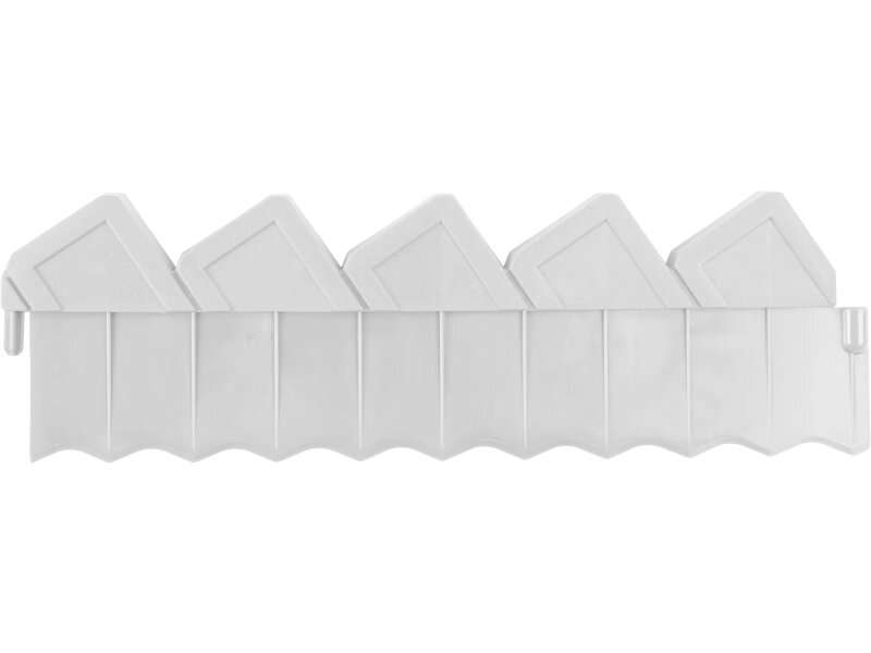 Ограждение GRINDA для клумб, цвет белый, 2 секции от компании "LaROCHE Construction Services" строительная компания - фото 1