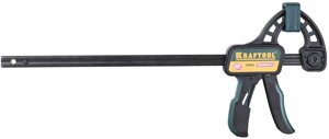 Струбцина KRAFTOOL "EcoKraft" ручная пистолетная, пластиковый корпус, 150/350мм, 150кгс