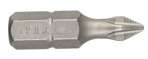 Биты ЗУБР "МАСТЕР" кованые, хромомолибденовая сталь, тип хвостовика C 1/4", PH2, 25мм, 2шт