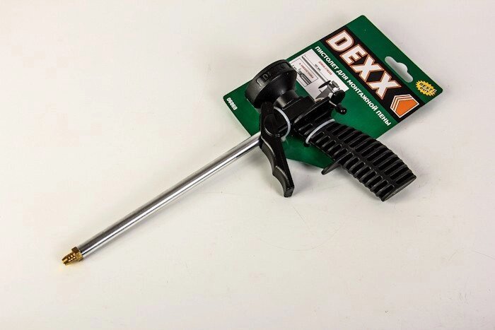 Пистолет DEXX для монтажной пены, пластмассовый корпус от компании "LaROCHE Construction Services" строительная компания - фото 1
