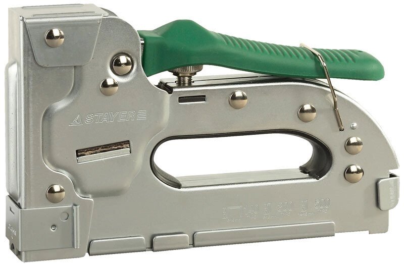 Пистолет STAYER скобозабивной металлический пластинчатый, регулируемый, тип 140, тип 300 от компании "LaROCHE Construction Services" строительная компания - фото 1