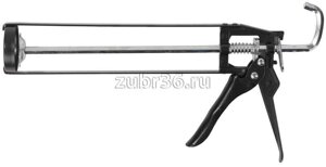 Пистолет ЗУБР "МАСТЕР" для герметиков, скелетный, шестигранный шток, 310мл