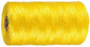 Шпагат ЗУБР многоцелевой полипропиленовый, желтый, 1200текс, 500м