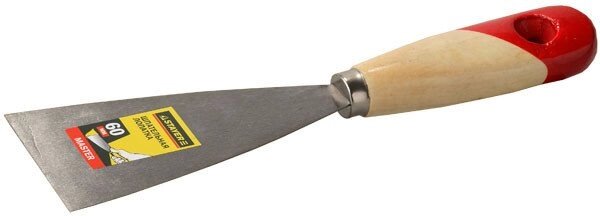 Шпательная лопатка STAYER MASTER c деревянной ручкой, 40мм от компании "LaROCHE Construction Services" строительная компания - фото 1