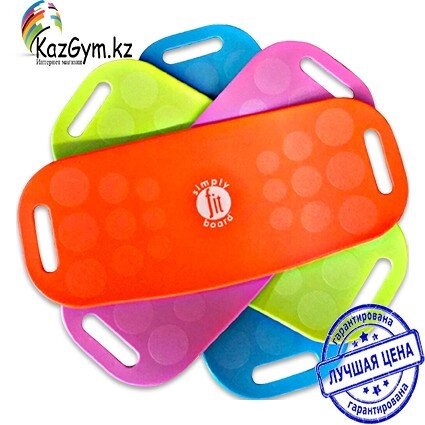 Балансировочная доска - Твистер Fit Board (blue) от компании KazGym - фото 1