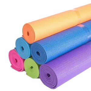 Коврики для йоги ART. Fit (61х173х0.6 см) ПВХ, с чехлом Фиолетовый