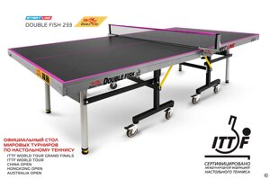 Стол теннисный Double Fish 233 черный ITTF