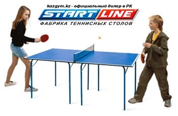 Теннисный стол Start Line Cadet с сеткой (Р-р: Д 180 см, Ш 90 см, В 76 см) от компании KazGym - фото 1