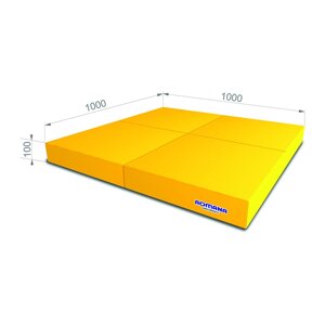 РОМАНА Мягкий щит (Мат) 1000*1000*100, в 4 сложения в Павлодарской области от компании ТОО "Импортёр-KZ"