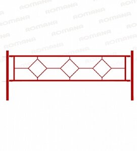 Ограждение металлическое Romana 303.03.00