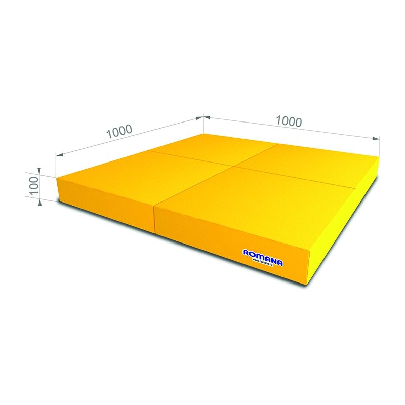 РОМАНА Мягкий щит (Мат) 1000*1000*100, в 4 сложения от компании ТОО "Импортёр-KZ" - фото 1