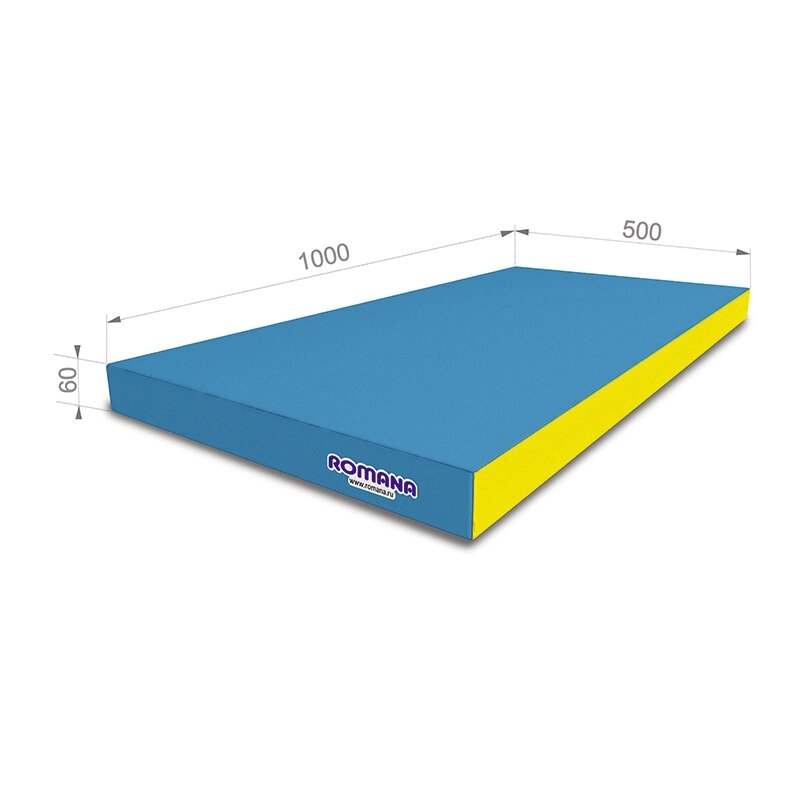 РОМАНА Мягкий щит (Мат) 1000*500*60, одинарный от компании ТОО "Импортёр-KZ" - фото 1
