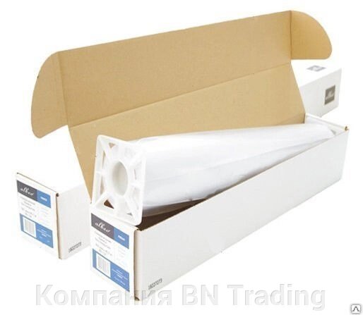 Бумага рулонная для плоттеров ALBEO Z90-24-1, 90г/м2, 0.610x45.7м от компании Компания BN Trading - фото 1
