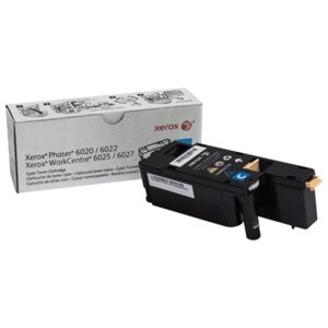 Принт-картридж лазерный Xerox 106R02760 PC/WCC 6020/6025, Cyan, оригинал