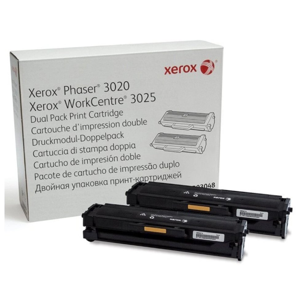 Принт-картридж Xerox 106R03048 P/WC 3020/3025, Black, оригинал от компании Компания BN Trading - фото 1