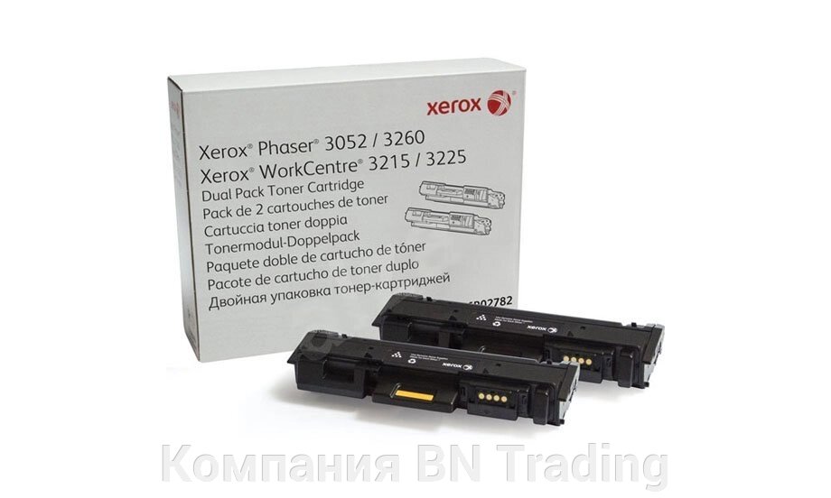Тонер-картридж лазерный Xerox 106R02782 P/WC 3052/3215, Black, оригинал от компании Компания BN Trading - фото 1