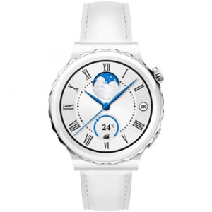 Смарт-часы Huawei Watch GT3 Pro 42mm White Leather Strap (Watch GT3 Pro 42mm White Leather Strap) Алматы, Астана