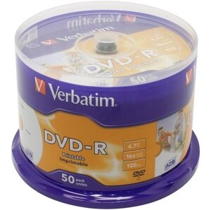 Диск DVD-R Verbatim 43533/43649