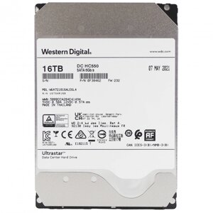 HDD western digital ultrastar DC HC550 (WUH721816ALE6l4) 16 тб