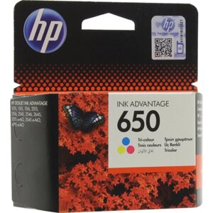HP 650 Ink Advantage трехцветный CZ102AE