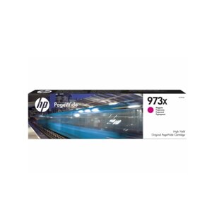 Картридж HP 973X увеличенной емкости, Пурпурный F6T82AE