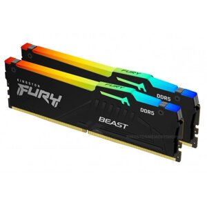 Kingston FURY beast RGB KF556C40BBAK2-16, 8gb DDR5 5600 mhz