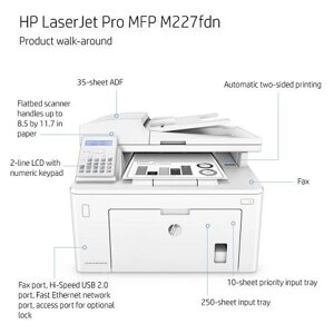 Мфу HP laserjet pro M227fdn, A4(G3q79A)