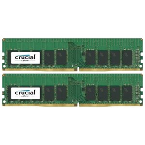 Оперативная память DDR4 2400mhz crucial 16GB kit (2 x 8GB) CT2k8G4wfs824A ECC UDIMM PC4-19200 CL=17 (CT2k8G4wfs824A)