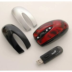 Мышь беспроводная Genius Navigator 5000 Wireless Ruby-P