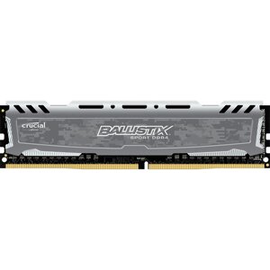 Оперативная память DDR-4 DIMM 8Gb/2400MHz PC19200 Crucial Ballistix Sport, BOX (BLS8G4D240FSB)