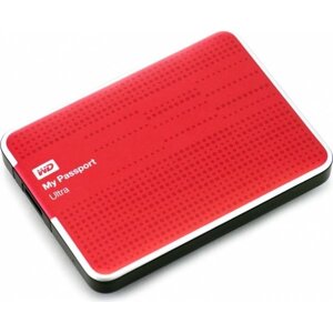 Жесткий диск WD Original USB 3.0 2Tb WDBBUZ0020BRD-EEUE My Passport Ultra (5400rpm) 2.5" красный WDBBUZ0020BRD