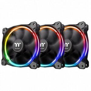 Thermaltake Riing 12 LED RGB Radiator Fan Sync Edition (3-Fan Pack) (CL-F071-PL12SW-A), для корпуса
