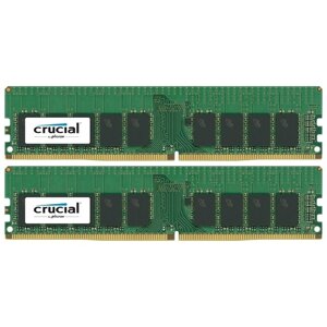 Оперативная память DDR4 2400MHz Crucial 16GB Kit (2 x 8GB) CT2K8G4WFS824A ECC UDIMM PC4-19200 CL=17 (CT2K8G4WFS824A)
