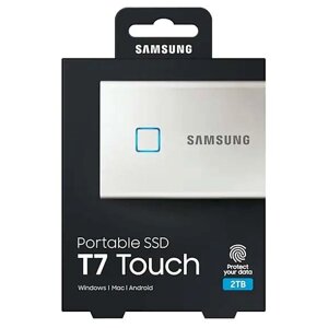 Samsung T7 touсh MU-PC1t0S, SSD, 1 тб, USB 3.2
