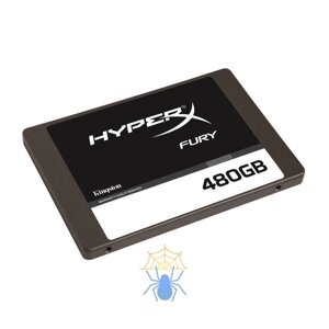 SSD-накопитель Kingston HyperX Fury 480Gb, 2.5", 7mm, SATA-III 6Gb/s