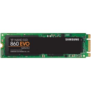 SSD samsung 860 EVO, MZ-N6e500BW, 500 гб