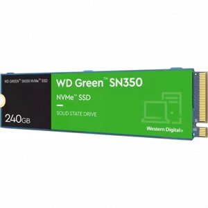 SSD western digital WD green SN350 WDS240G2g0C 240 гб