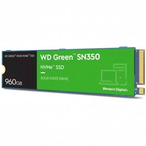 SSD western digital WD green SN350, WDS960G2g0C, 960 гб