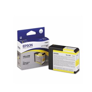 Струйный картридж Epson T5804 Желтый C13T580400