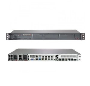 Supermicro server system based on Intel Xeoon E3 -1585 V5 and Supermicro mb X11SSV-M4F1X