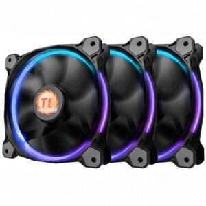 Thermaltake Riing 14 LED RGB 256 Colors (3-Fan Pack) (CL-F043-PL14SW-B), для корпуса