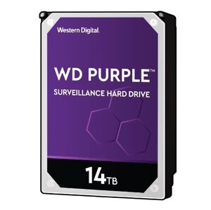 WD purple WD140PURZ, 14тб, HDD, SATA III, 3.5"