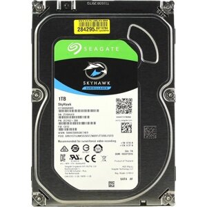 Жесткий диск для видеонаблюдения 1Tb Seagate SkyHawk SATA3 3.5" 64Mb ST1000VX005