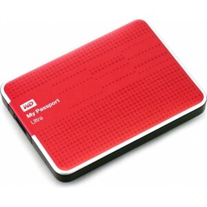 Жесткий диск WD original USB 3.0 2tb wdbbuz0020BRD-EEUE my passport ultra (5400rpm) 2.5" красный wdbbuz0020BRD