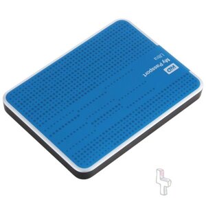 Жесткий диск WD Original USB 3.0 500Gb WDBLNP5000ABL-EEUE My Passport Ultra (5400rpm) 2.5" синий