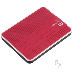 Жесткий диск WD Original USB 3.0 500Gb WDBLNP5000ARD-EEUE My Passport Ultra (5400rpm) 2.5" красный