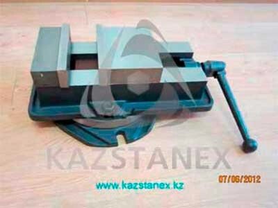 Тиски станочные поворотные qm16100 от компании TOO «KAZSTANEX» - фото 1